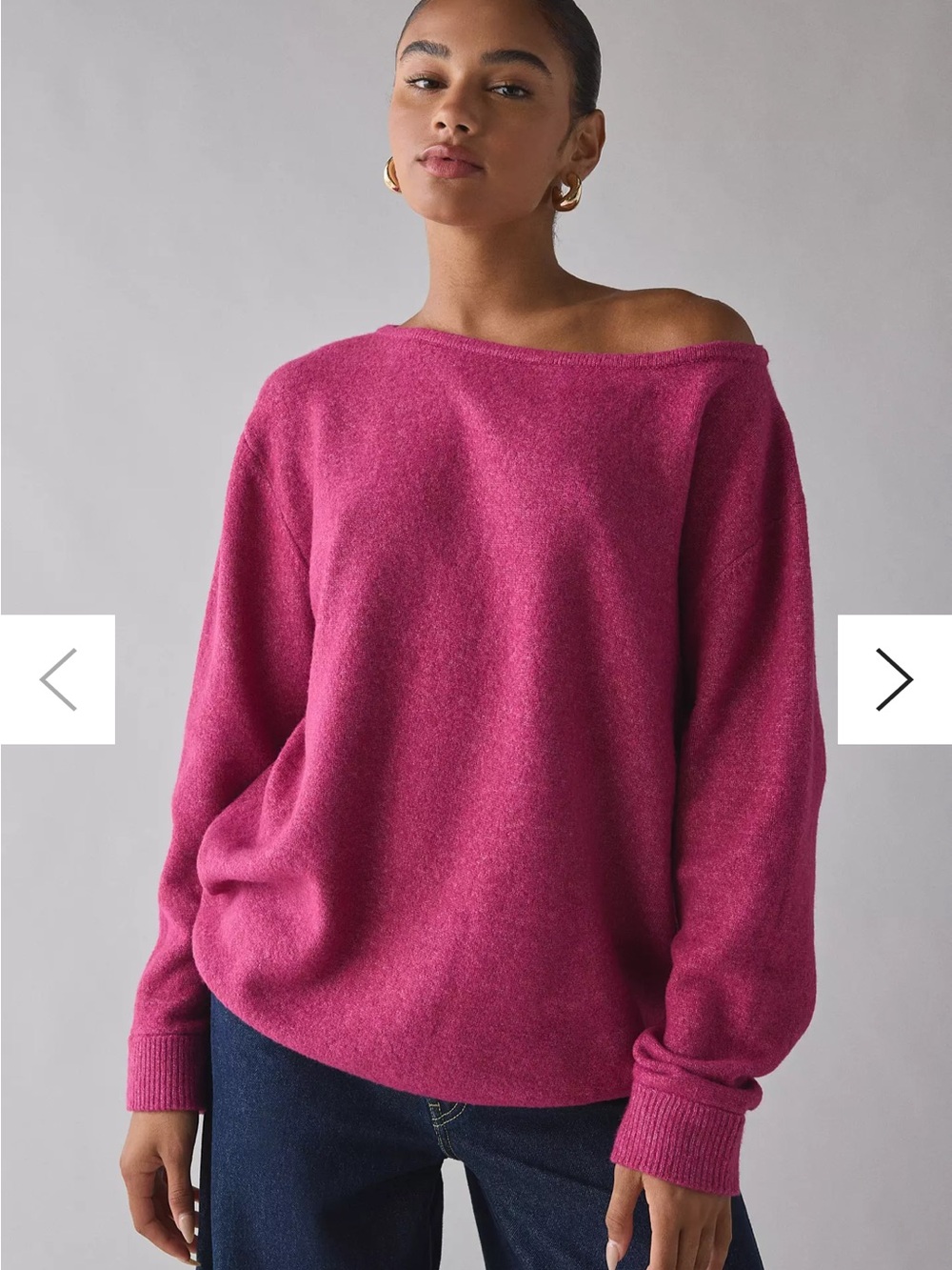 Urban outfitters kimchi blue off the shoulder sweater